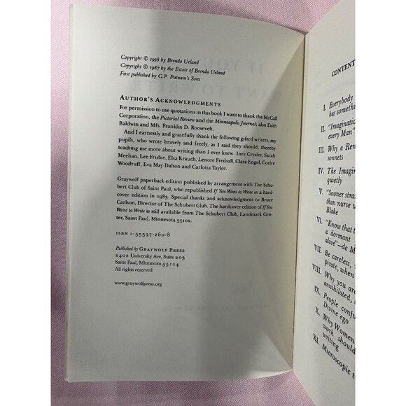 3-Book Bundle: "What A Writer Needs" "If You Want To Write" & Divoga Gold Polka - Picture 10 of 16